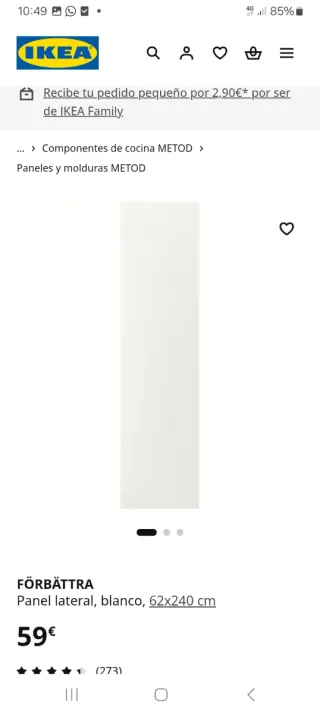 Paneles y baldas cocina IKEA FÖRBÄTTRA