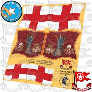 Adesivi in vinile per bandiere Playmobil