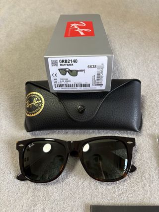 Gafas de sol Ray-Ban WayfarerTortoise/G15 Green 54