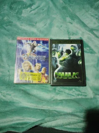 DVD Los 4 Fantásticos y Hulk (Español)
