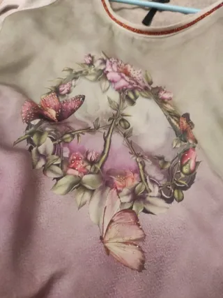 Camiseta manga francesa con estampado