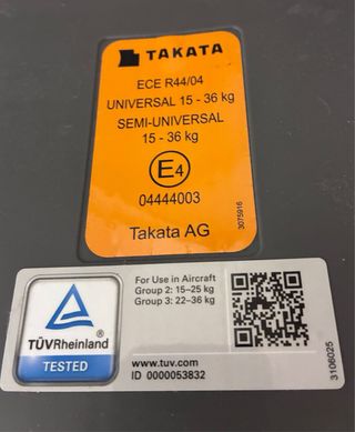 Silla coche niño Takata Maxi