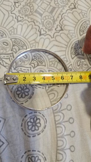 Pulseras de plata grabadas