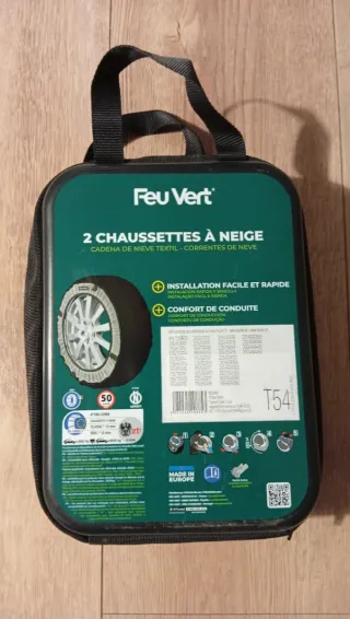 Cadenas Nieve Textil Feu Vert T54