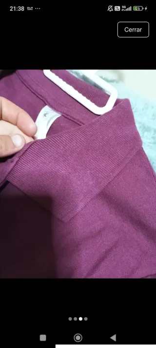 Polo granate con logo