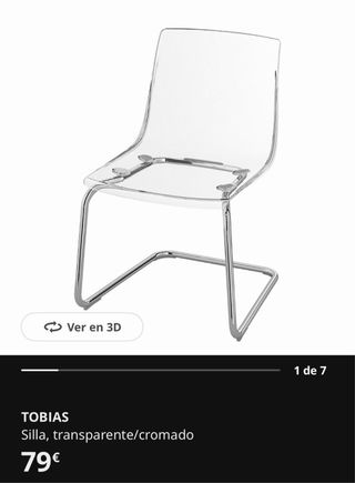 Conjunto mesa TORSBY y 4 sillas TOBIAS