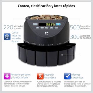 ZZap CS20 - Contadora y Clasificadora Automática