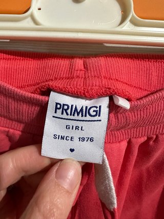 Pantaloni felpa rosa con scritta