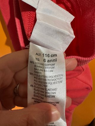 Pantaloni felpa rosa con scritta