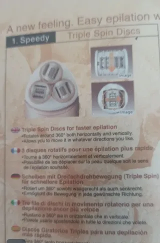 Nueva a estrenar Depiladora Panasonic + accesorios