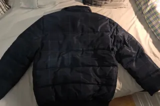 Chaqueta Jack & Jones cuadros azul y negro
