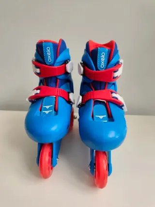 Patines Oxelo Azules Poco Uso Talla 26-28