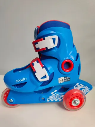 Patines Oxelo Azules Poco Uso Talla 26-28
