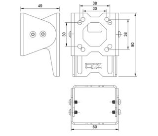 Soporte Orientable 12, 16, 22mm