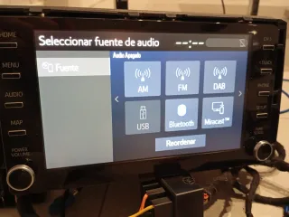 Pantalla navegador GPS Toyota Corolla