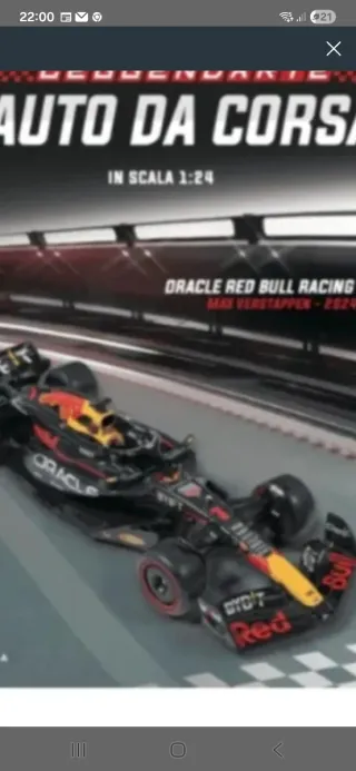 Auto da Corsa Oracle Red Bull Racing 1:24