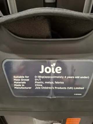 Silla coche Joie para niño