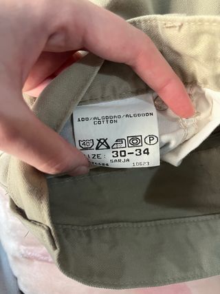 Pantalón Lee Gris Talla 30-34
