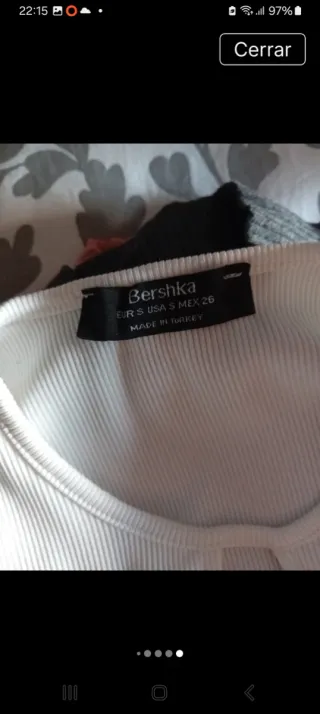 Lote 3 Camisetas Bershka Talla S