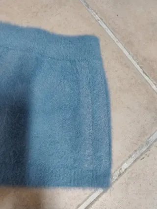 Gonnellina peluche Janice azzurra 12 mesi