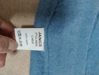 Gonnellina peluche Janice azzurra 12 mesi