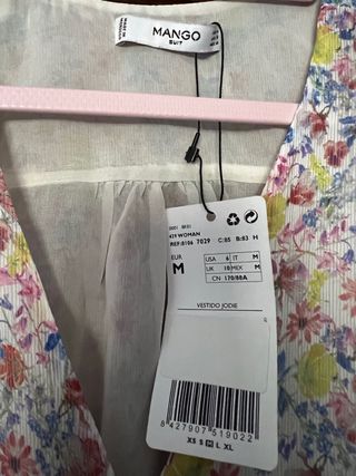 Vestido floral Mango Talla M