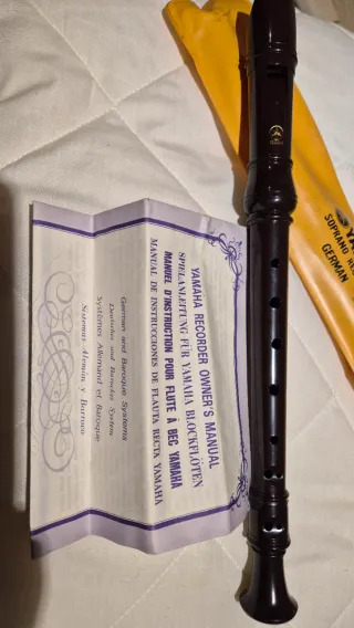 Flauta Dulce Yamaha Soprano Germana