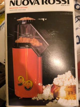 Máquina de Palomitas Eléctrica Roja