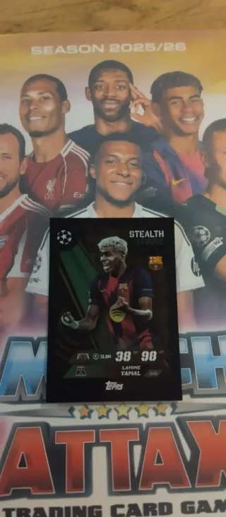 Carta de futbol Topps Lamine Yamal