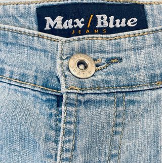 Falda larga tejana Max Blue Vintage