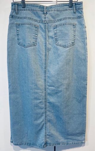 Falda larga tejana Max Blue Vintage