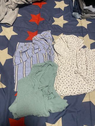 Vestido blanco floral niña