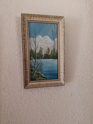 Cuadro paisaje acuarela