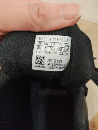 Deportivas Adidas Negras Mujer Talla 38