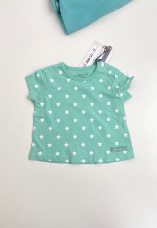 Conjunto 3 peças menina 1M Cotton Fish