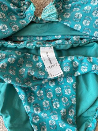 Bikini Women'secret Teal Estampado