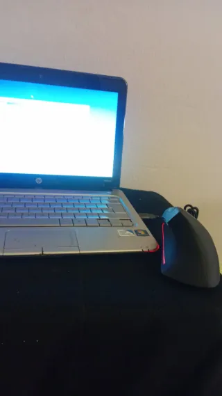 Ratón Vertical Gaming Negro con Luces RGB