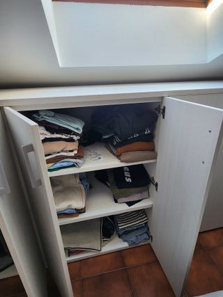 Armadio Bianco per Mansarda/Sottotetto