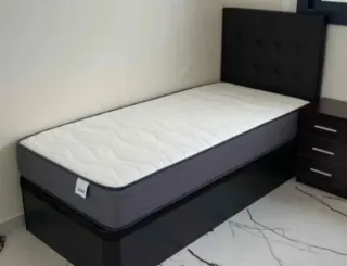 Colchón y canapé de tela