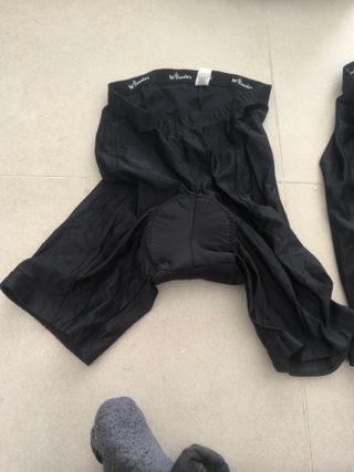 Lote 2 culottes ciclismo B'Twin Talla S