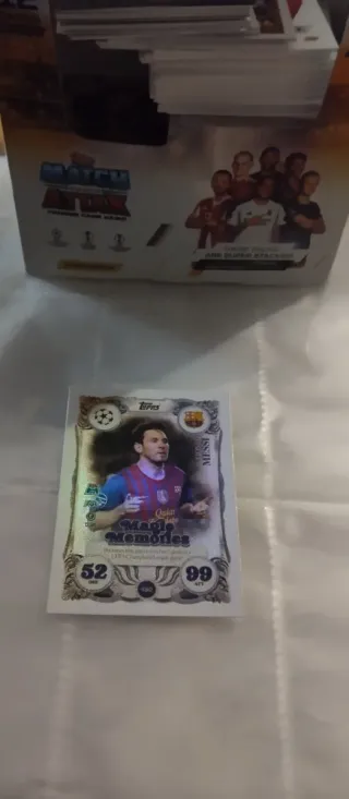 Cromo Messi Magic Moments Topps 25-26