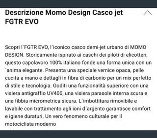 Casco Momo Design Jet FGTR EVO XL doppia visiera
