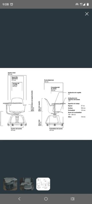 Sillas oficina colectividades Steelcase NODE 15uni