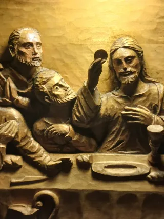 Talla madera La Última Cena