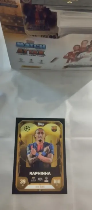 Cromo Raphinha FC Barcelona Topps Match Attax