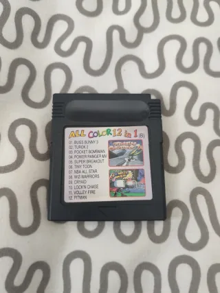 Cartucho 12 en 1 Game Boy Color