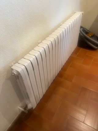 Radiador de hierro blanco