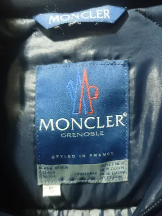 Piumino Moncler Blu Scuro