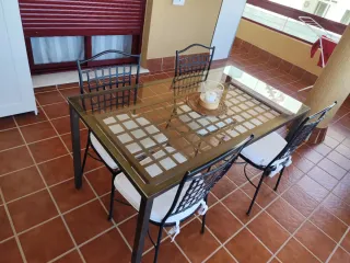 Mesa y 4 Sillas Terraza