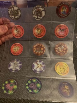 Tazos Pokémon Holográficos 2 Colección Completa